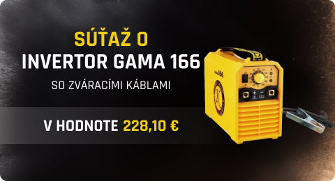 Súťaž o invertor AMA 166 so zváracími káblami v hodnote 228,10 € gallery main image